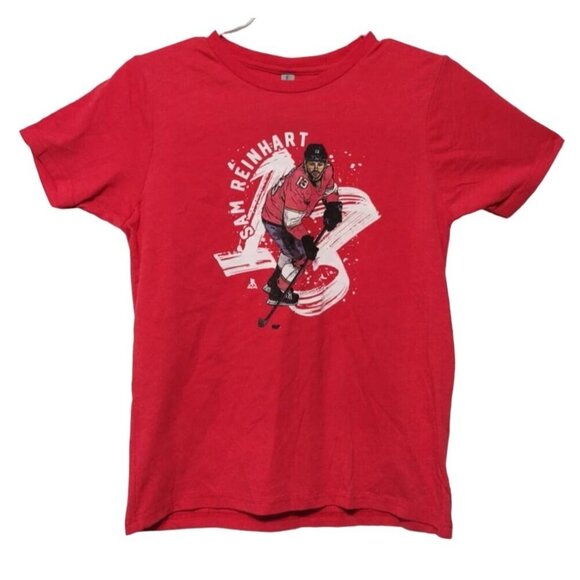 NHLPA Sam Reinhart 13 Youth Hockey Jersey, Red, Size L 10/12. NWT. - Picture 1 of 7